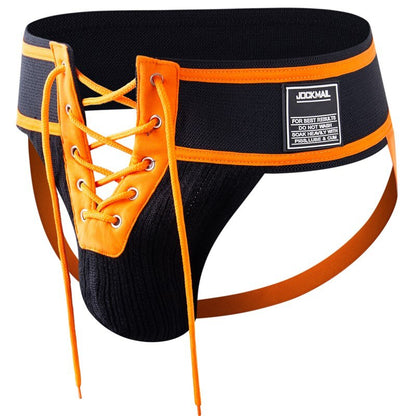 Lace-up Low Waist Jockstraps