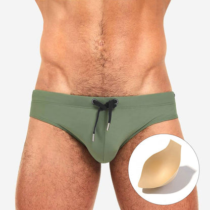 Low Waist Pad Swim Briefs